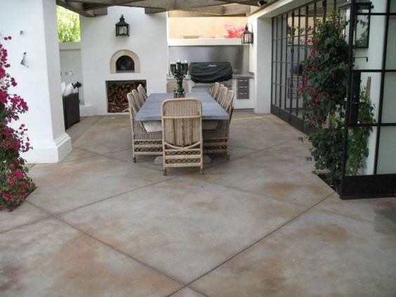 big concrete tiles