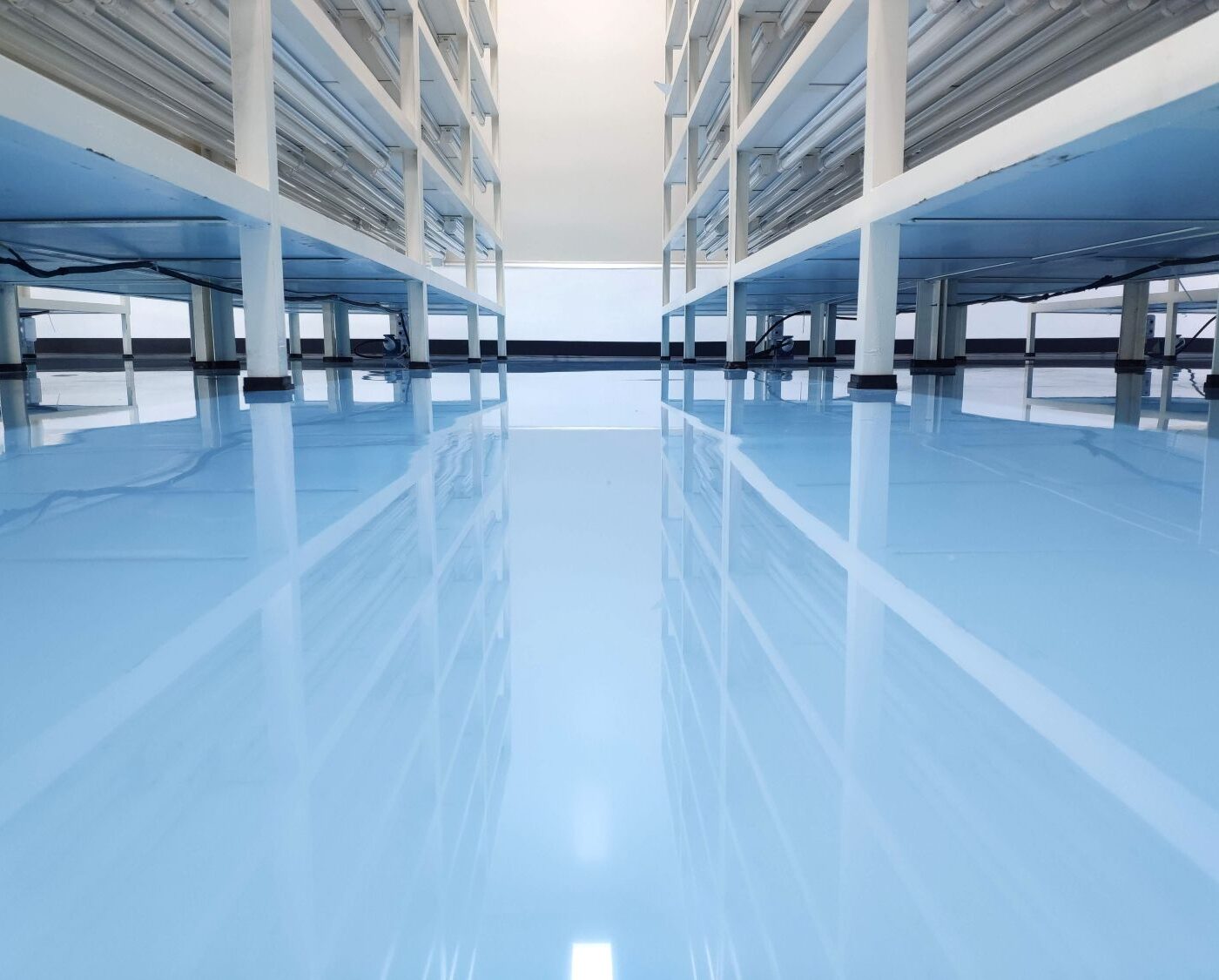 resin factory floor